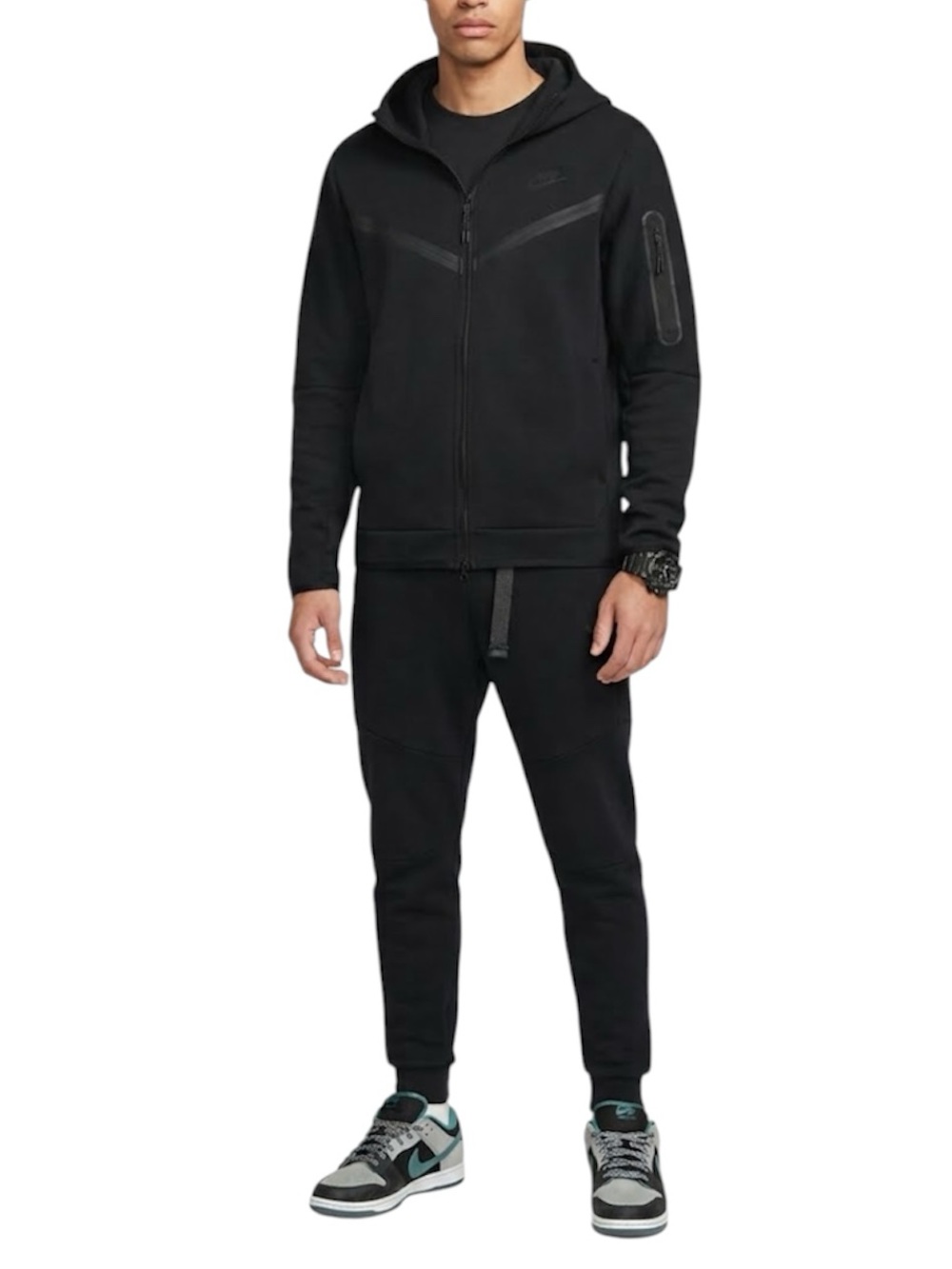 Nike Tech Fleece Full-Zip Hoodie & Sweatpants Set Men's Medium ✔️